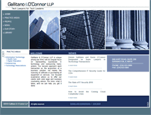 Tablet Screenshot of gallitanooconnor.com